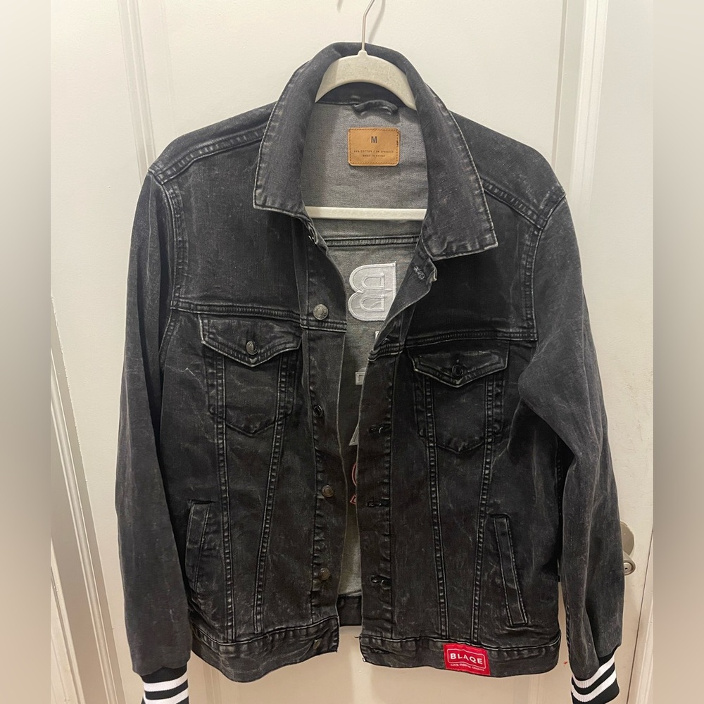 Womens Black Denim Jacket